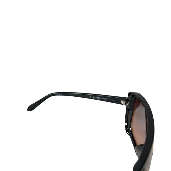 Quay Australia Center Stage Shield Sunglasses Black Chocolate Paprika main image 4